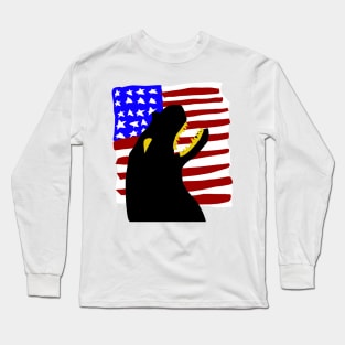 Godzilla flag Long Sleeve T-Shirt